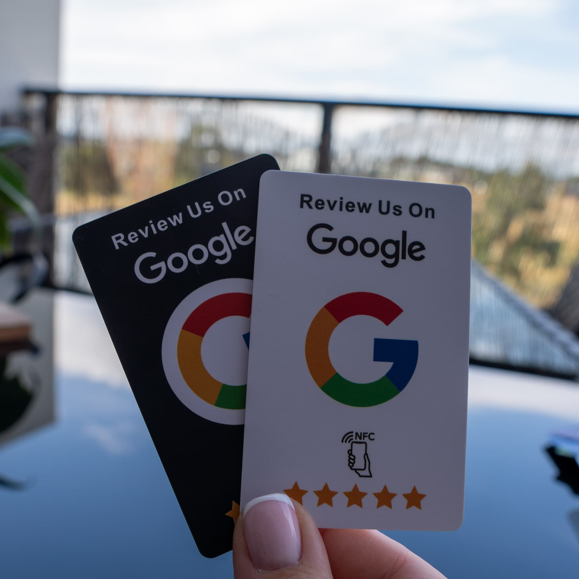 Google Review Card - Black