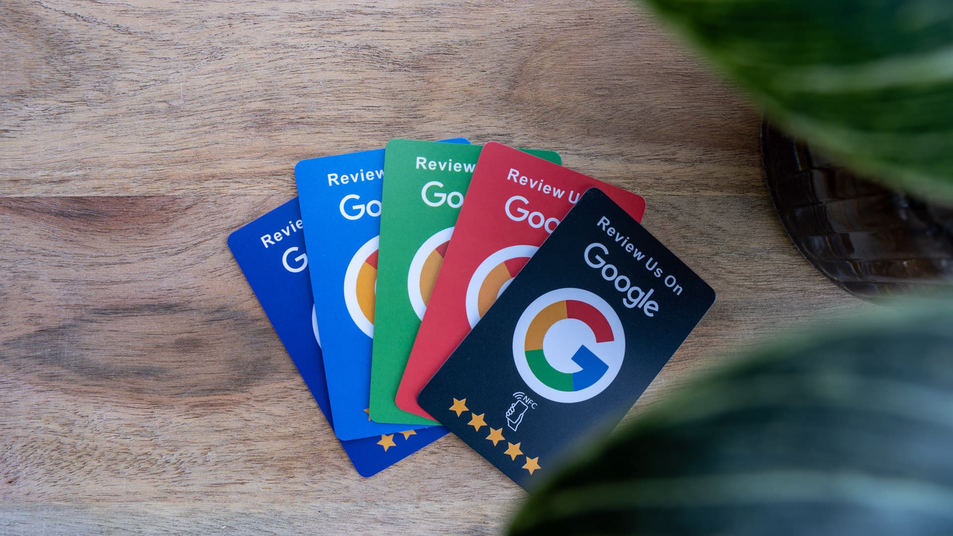 Google Review Card - Black
